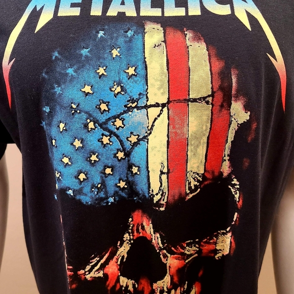 METALLICA USA FLAG T-SHIRT - Picture 2 of 3